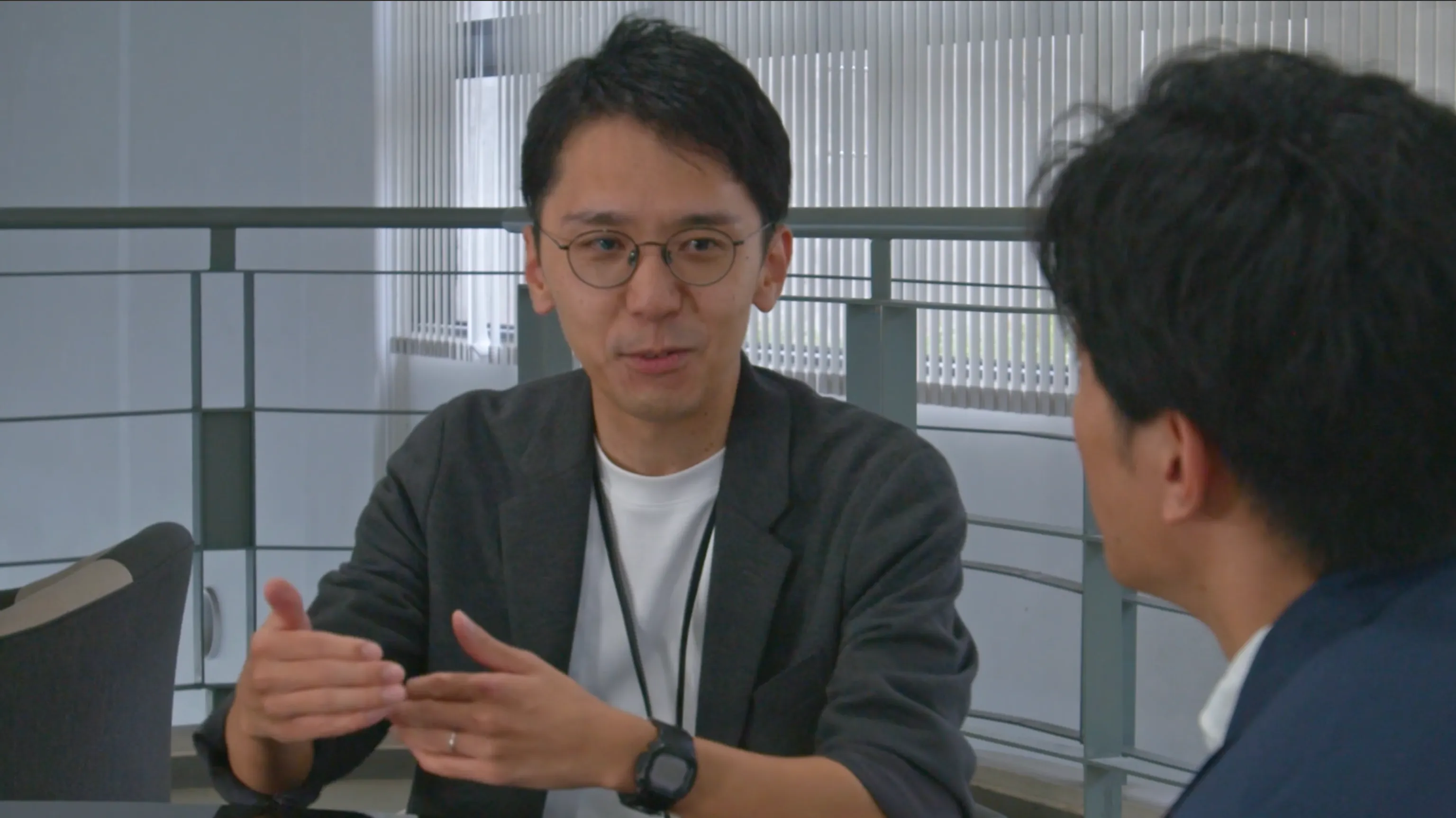 管理職に昇進してから業務を語る上原さん